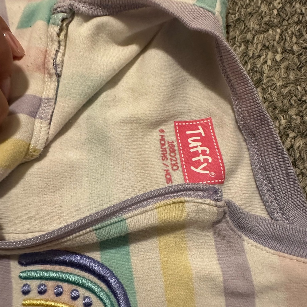 Tuffy Pastel Striped zippy